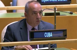 Refuta embajador cubano acusaciones de Israel en la ONU