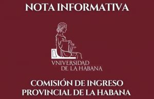 Disponibles ya resultados de carreras en la Universidad de La Habana