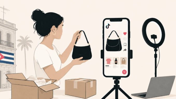 Tiendas de TikTok en Cuba dependen de gestión ajena en el exterior