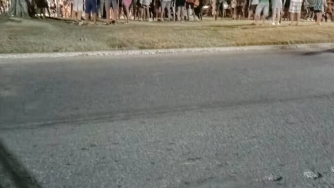 Jaimanitas protesta por apagones y crisis en Cuba