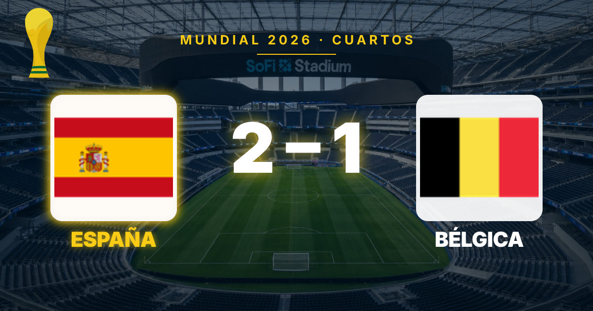 ¡España tumba a Bélgica y se mete en semifinales del Mundial a lo grande!