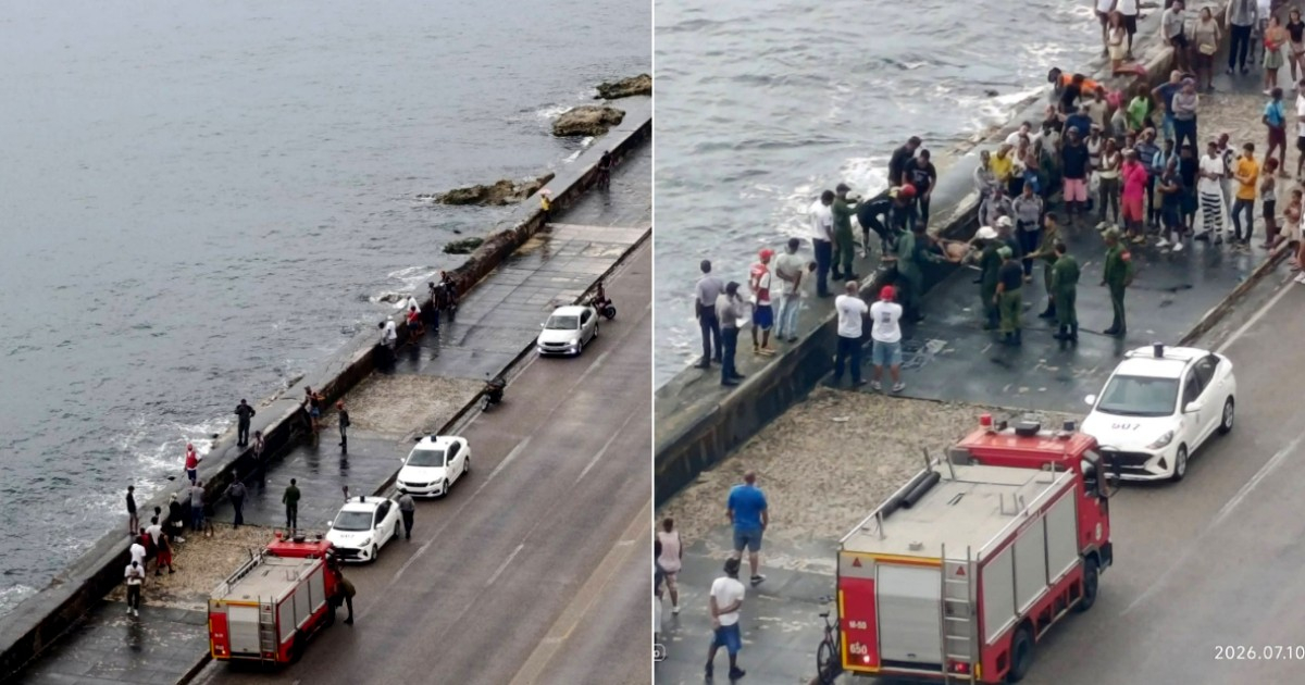 Muere una persona en el Malecón de La Habana en lo que vecinos vinculan a la crisis de agua