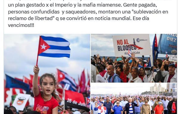 Abel Prieto descalifica el 11J y culpa a Miami