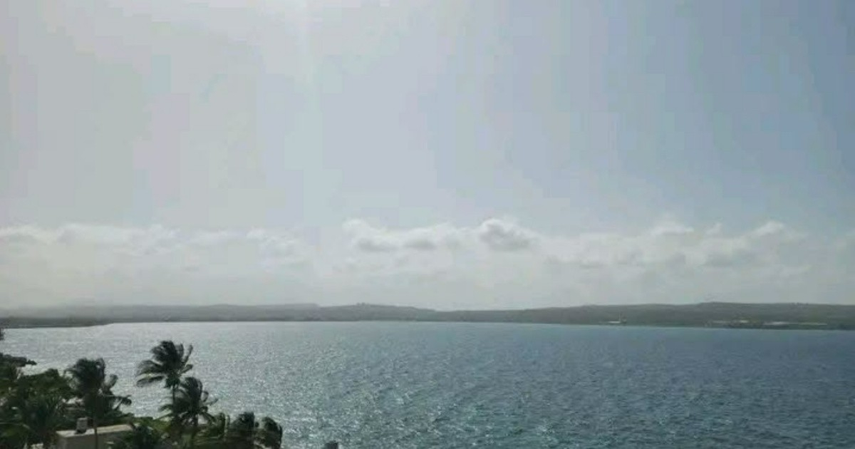 Así se ve Matanzas tras la llegada de la nube de polvo del Sahara