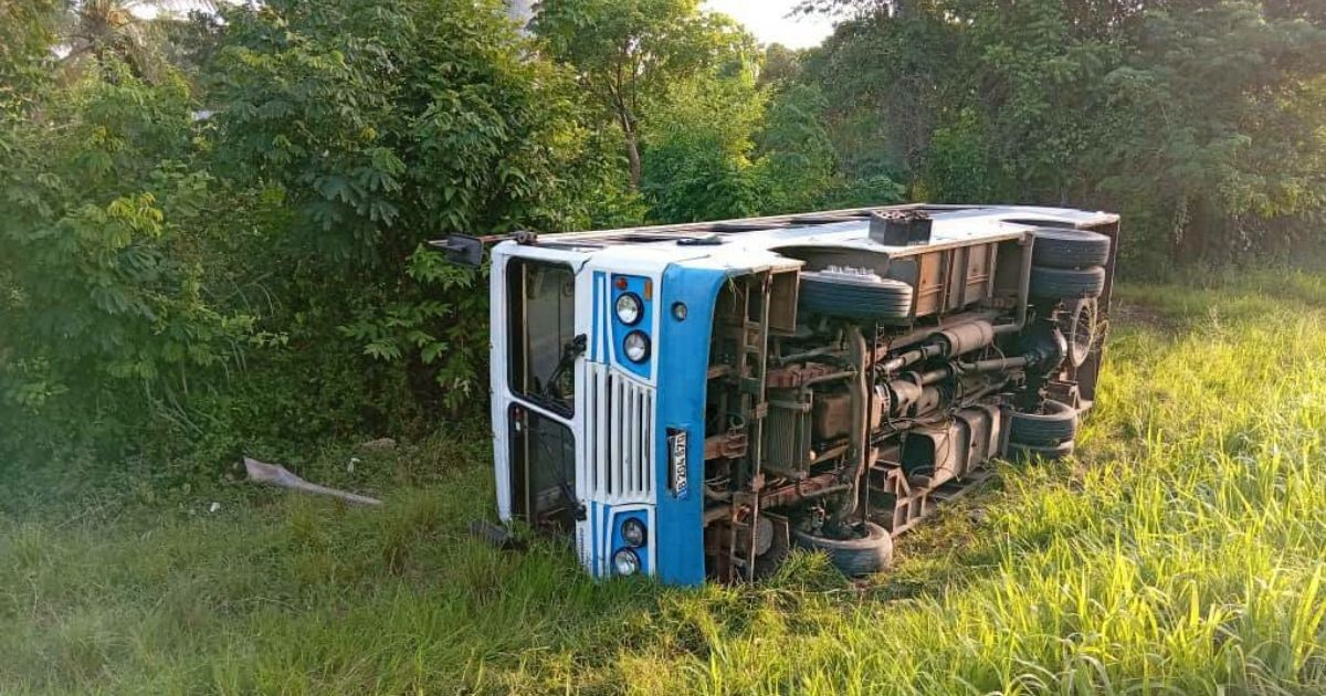 Accidente de tránsito en Ciego de Ávila: 8 lesionados, entre ellos 3 menores