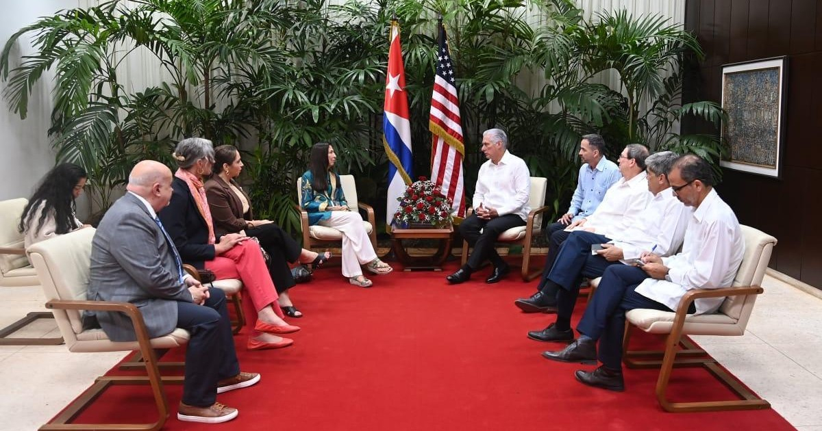 Congresistas demócratas de EE.UU. se reúnen con Díaz-Canel tras una visita de investigación a Cuba
