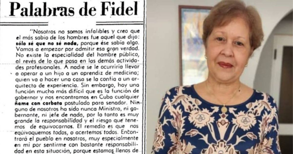 Alina Bárbara López desempolva una frase de Fidel Castro de 1959 que parece escrita para la Cuba de hoy – CiberCuba