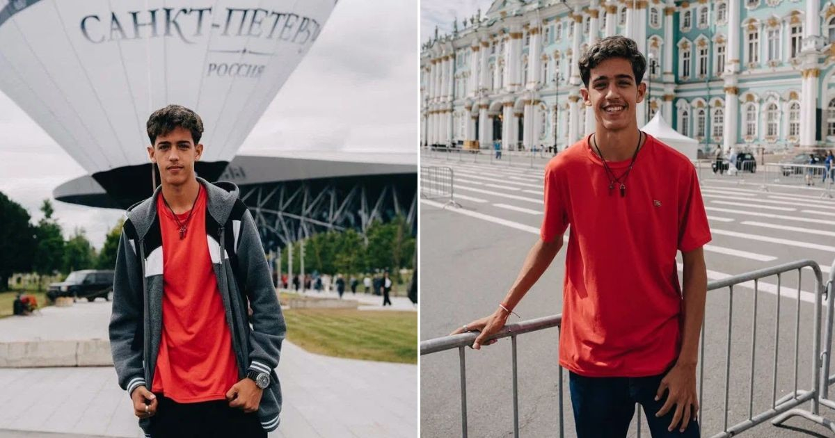 Joven de Isla de la Juventud premiado con viaje a Rusia regresa a Cuba «súper satisfecho y contento»