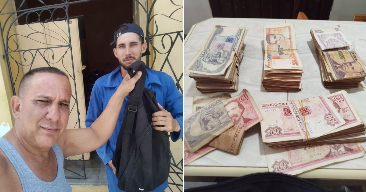 Final feliz en Sancti Spíritus: aparece el dueño de la mochila extraviada con dinero