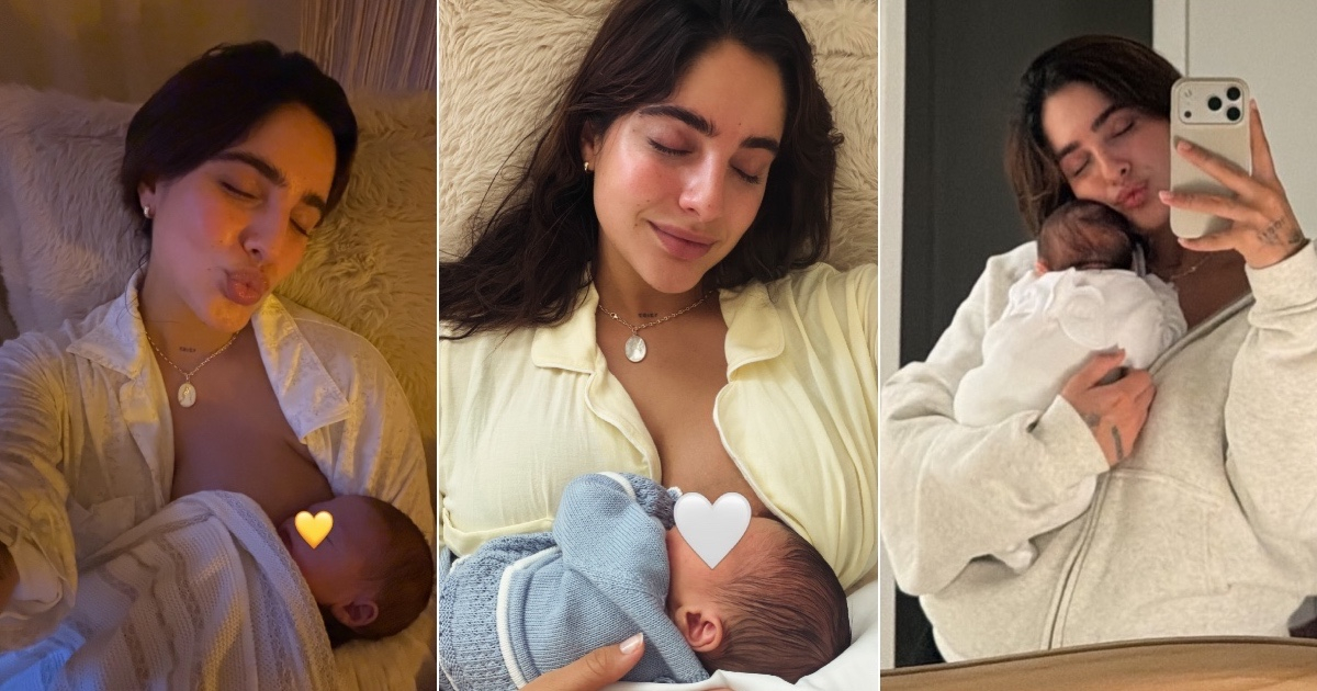 Isabella Ladera derrite las redes con las fotos más tiernas tras el nacimiento de su bebé Koa