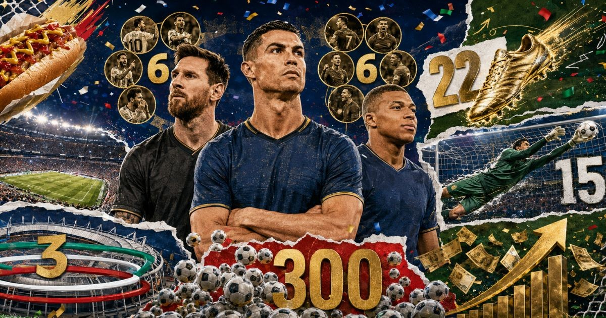 Hasta los perros calientes hicieron historia: las cifras más insólitas del Mundial 2026
