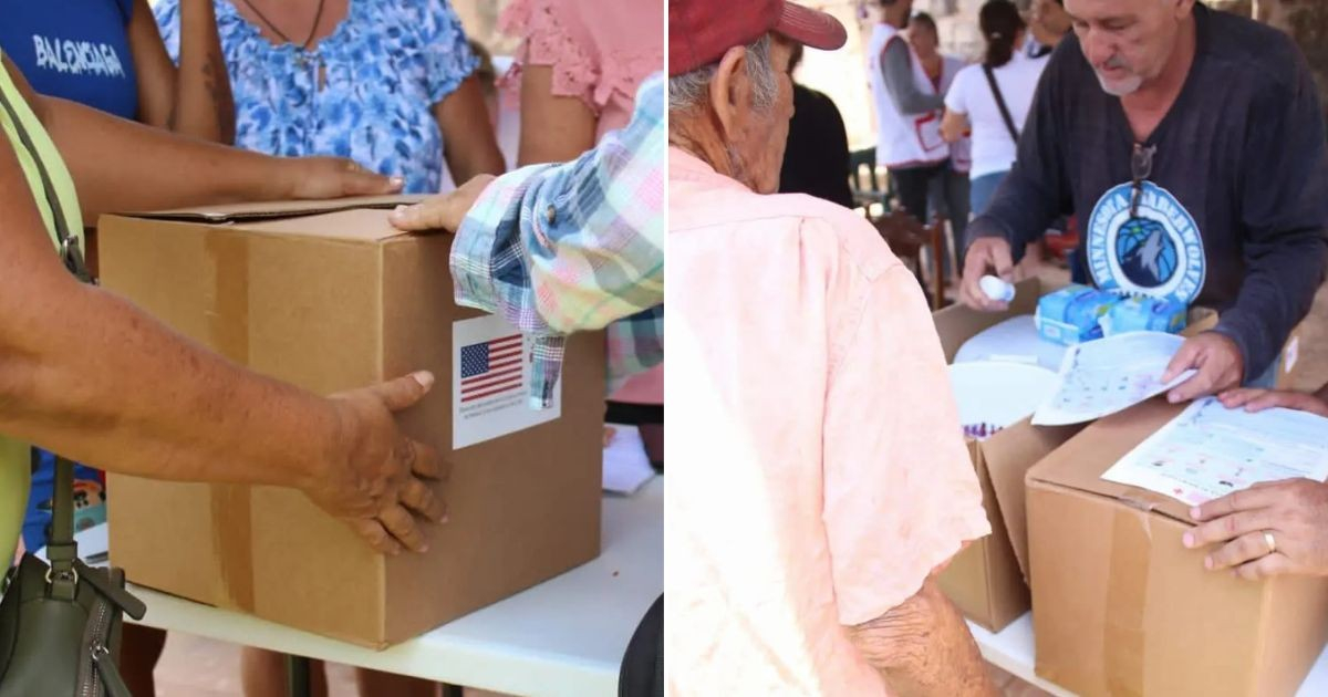 Comienza en Bejucal y Alquízar la entrega de ayuda humanitaria enviada por Estados Unidos