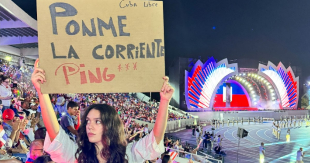 «Ponme la corriente ping***»: cubana migrante protesta contra el régimen en la inauguración de los Juegos… – CiberCuba