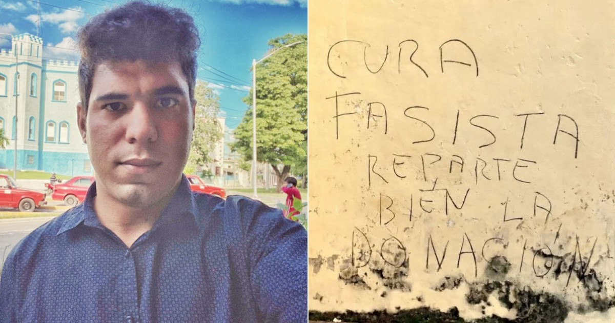 Periodista condena grafiti en iglesia: «Escriban, si se atreven, en los muros de la dictadura que… – CiberCuba