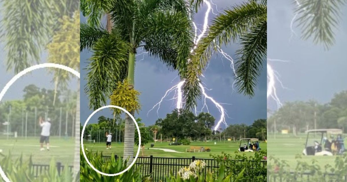Meteorólogo alerta a golfistas en Florida: «Ninguna partida vale que te alcance un rayo»