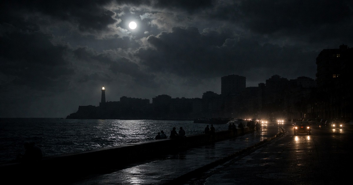 Cuba afronta este lunes apagones por déficit de 2,130 MW