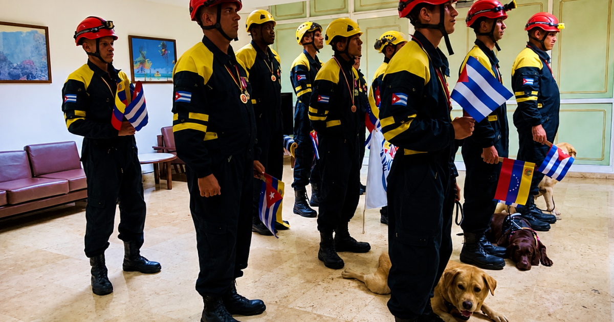 Regresa a Cuba brigada de rescate y salvamento que ayudó en Venezuela tras los terremotos – CiberCuba