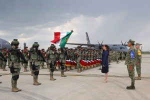Sheinbaum reconoce a brigada mexicana tras misión en Venezuela