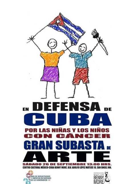 México: subasta internacional de arte para para apoyar a niñas y niños con cáncer en Cuba – Cubainformación