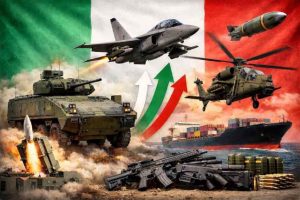 Aumentó Italia exportaciones de armas un 157 por ciento en cinco años