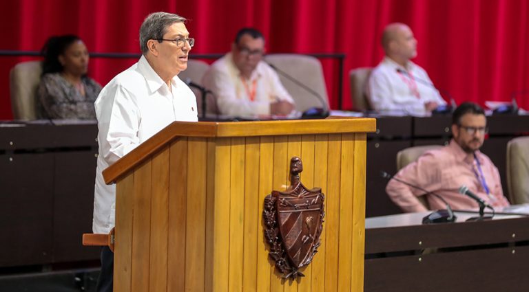 Bruno Rodríguez: El contexto político internacional en el que Cuba defiende su Revolución se ha agravado significativamente