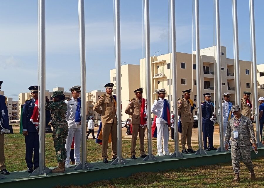 La bandera cubana ya ondea en la Villa de Santo Domingo 2026