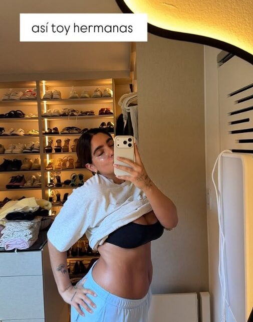 Isabella Ladera muestra su cuerpo dos semanas después de dar a luz: «Así estoy, hermanas»