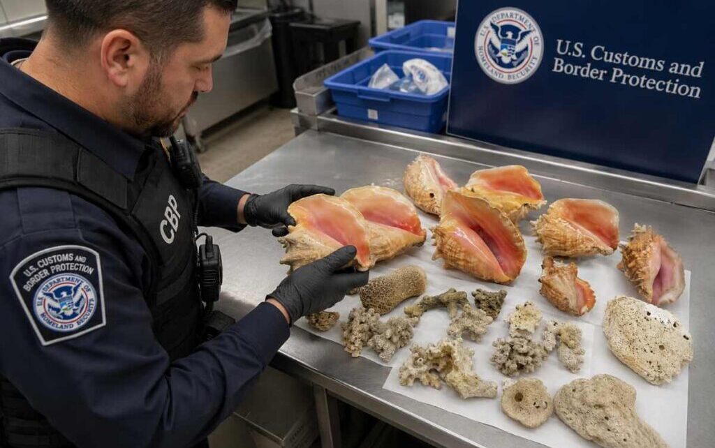 CBP decomisa corales y conchas protegidas a pasajeros procedentes de Cuba en aeropuerto de Florida – Cuba en Miami