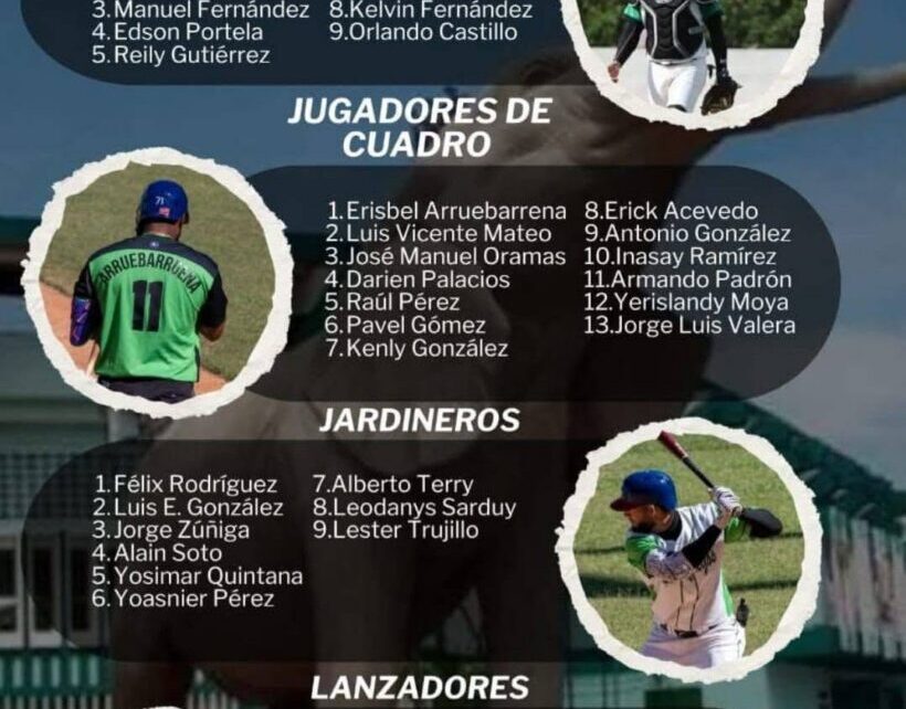 Anuncian preselección de Cienfuegos rumbo a la Serie Nacional de Béisbol 65
