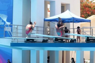 La “Tuti” sincroniza de bronce con Pricisleidys en trampolín Trabajadores