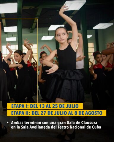 Concluye primera etapa del XXXII Curso de Verano de la compañía Litz Alfonso Dance Cuba