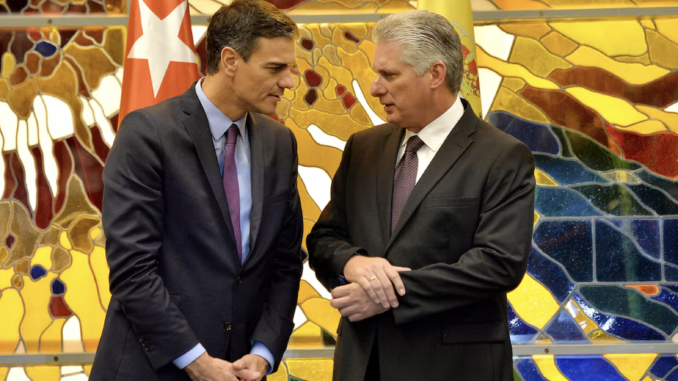 Informe revela apoyo millonario de España al régimen castrista