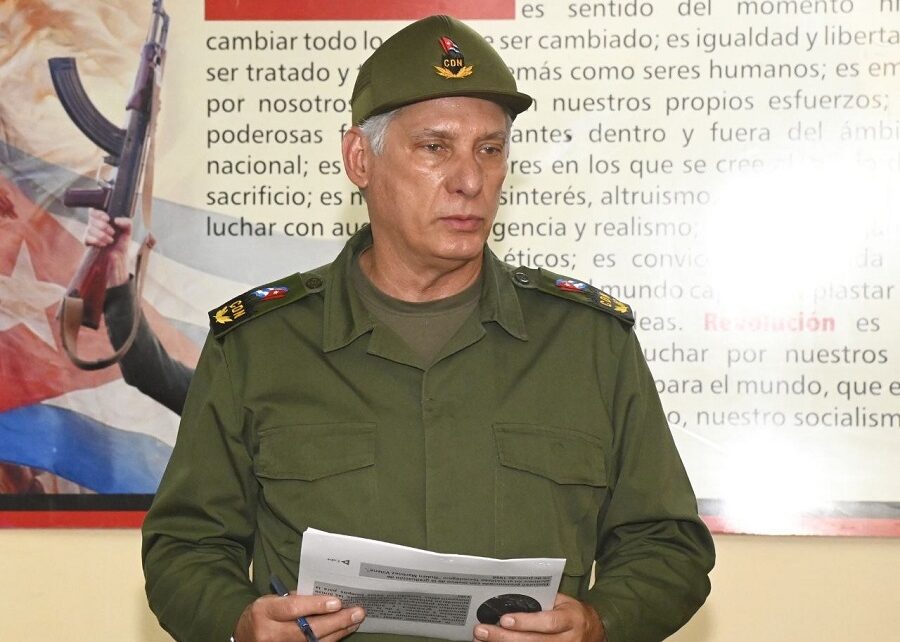 Díaz-Canel: La tarea fundamental es la preparación para la defensa