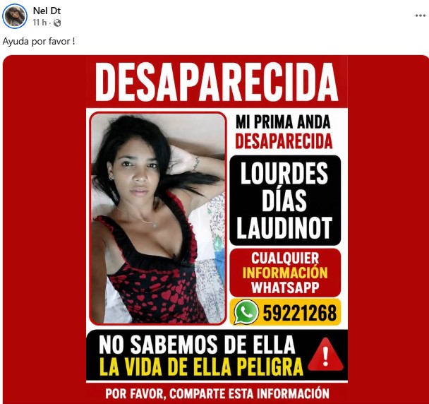 Denuncian desaparición de madre cubana tras una tragedia familiar en La Habana