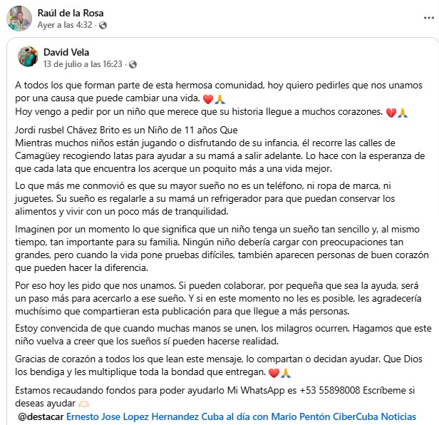 Niño cubano de 11 años trabaja recogiendo latas para ayudar a su madre: «Por favor, ayúdenme» – CiberCuba