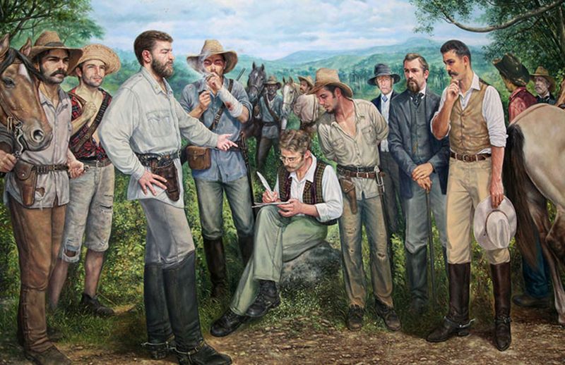 Serafín Sánchez reverenciado desde el pincel de artista taguasquense (+fotos)