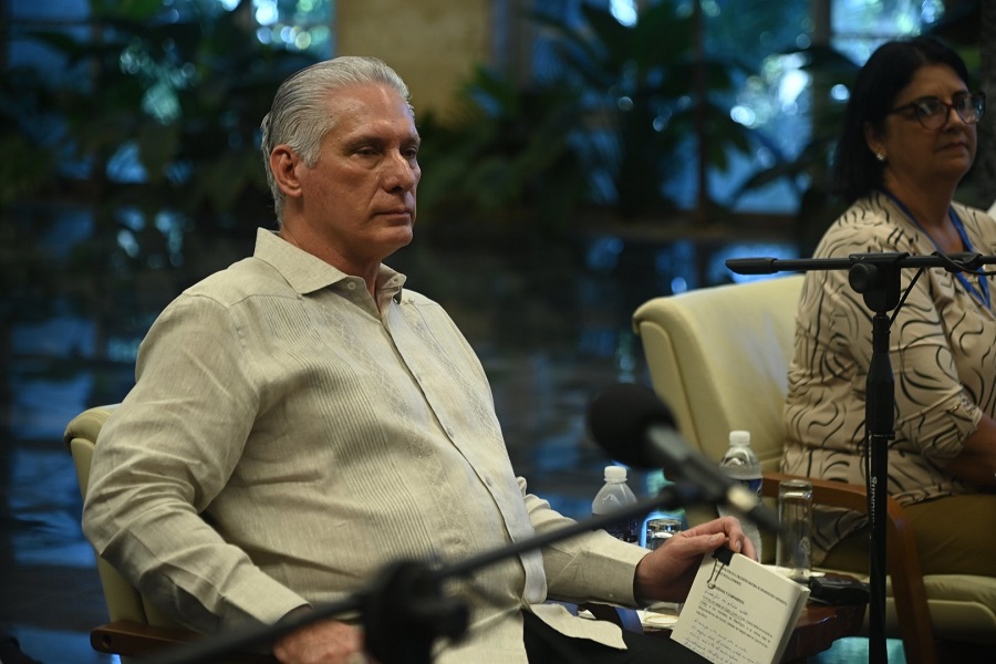 Díaz-Canel con participantes en la IV Asamblea ALBA-Movimientos: «La Revolución cubana siempre vencerá»