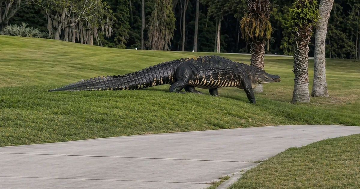Caimán de casi 3 metros muerde a una mujer mientras nadaba en un río de Florida