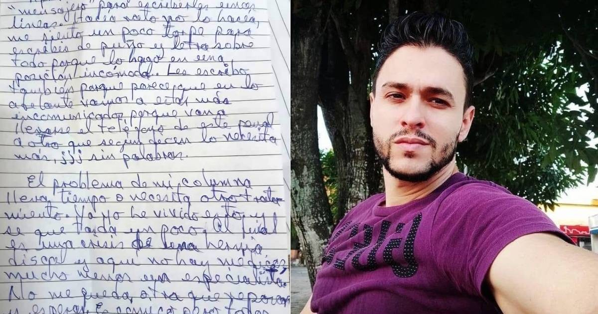 Preso político del 11J denuncia falta de atención médica en una cárcel de Cuba: «No me queda otra cosa que reposar y esperar»