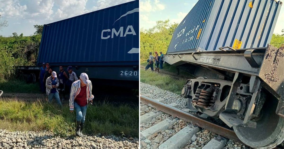 Accidente ferroviario en Camagüey deja 14 vagones descarrilados y afecta trenes de pasajeros