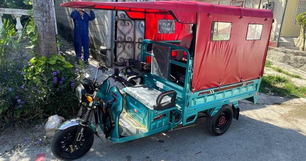 Denuncian robo de triciclo eléctrico en La Habana que era el sustento de una familia
