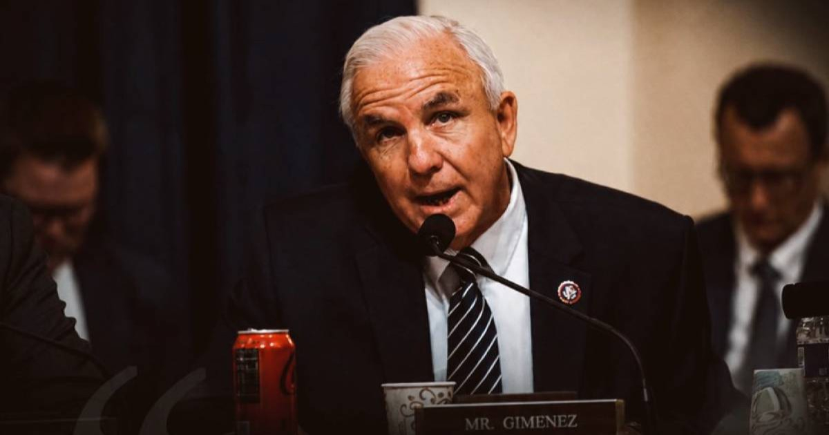 Congresista Carlos Giménez: «Que nadie se engañe sobre con quién estamos tratando en Venezuela»
