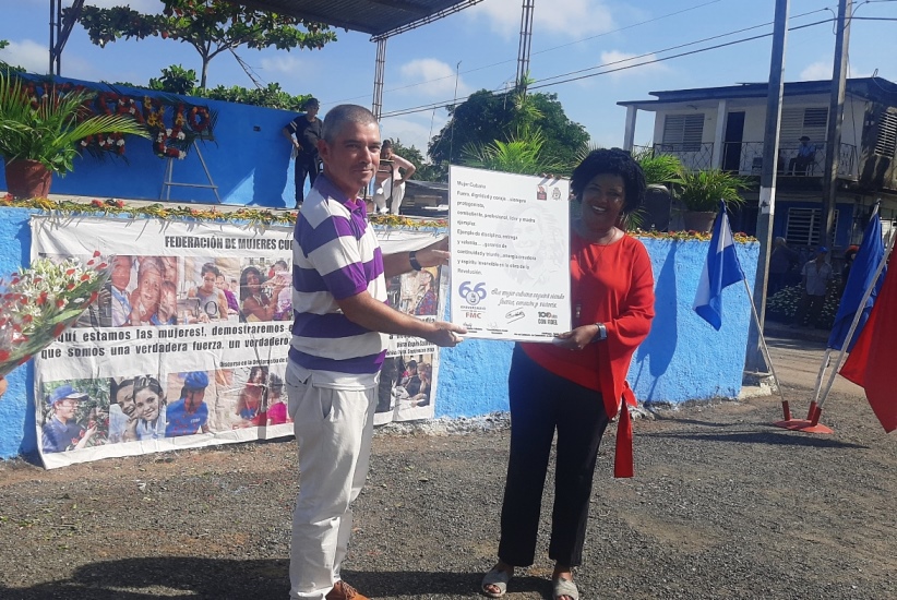 Cienfuegos celebró el aniversario 66 de la organización fundada por Fidel y Vilma Espín