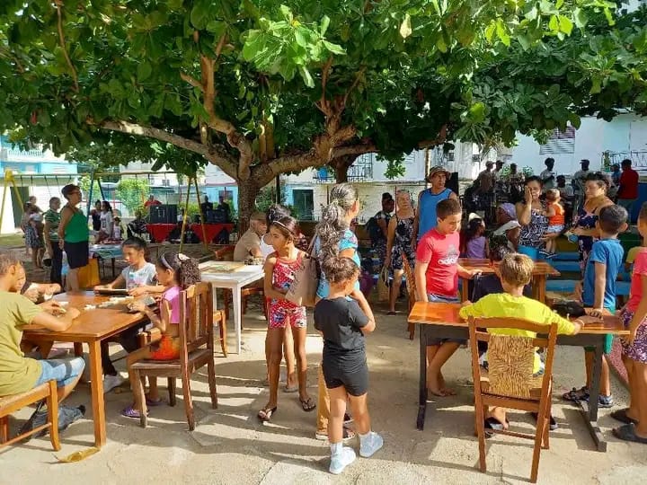 Amplia jornada cultural reinaugura parque infantil en Matanzas Giron