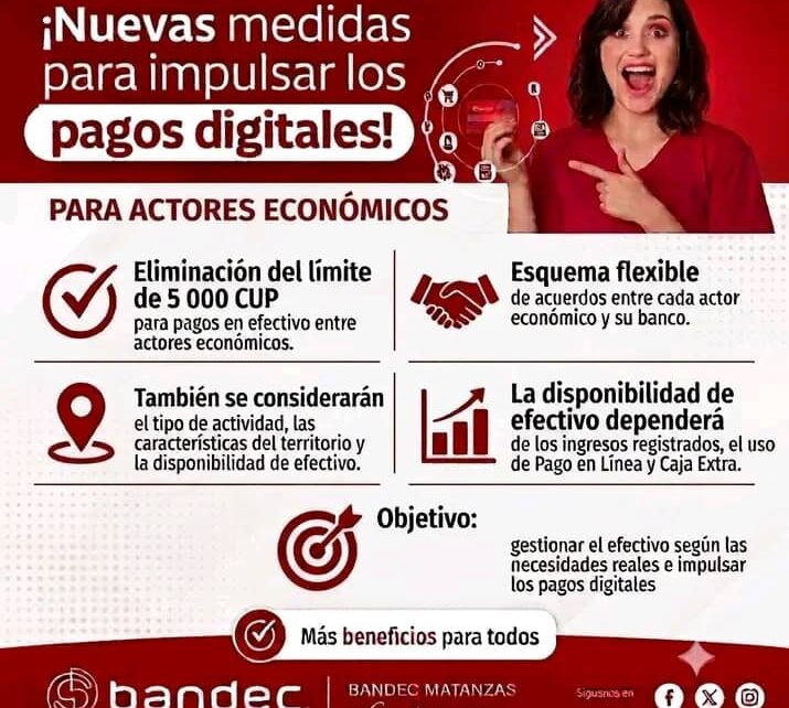 Del efectivo al pago digital: Bandec define prioridades para los negocios