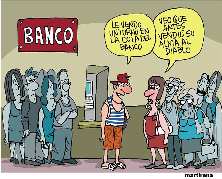 Menos efectivo, menos civismo Trabajadores