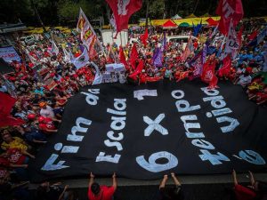 Movilizaciones en ciudades de Brasil piden fin de escala 6×1