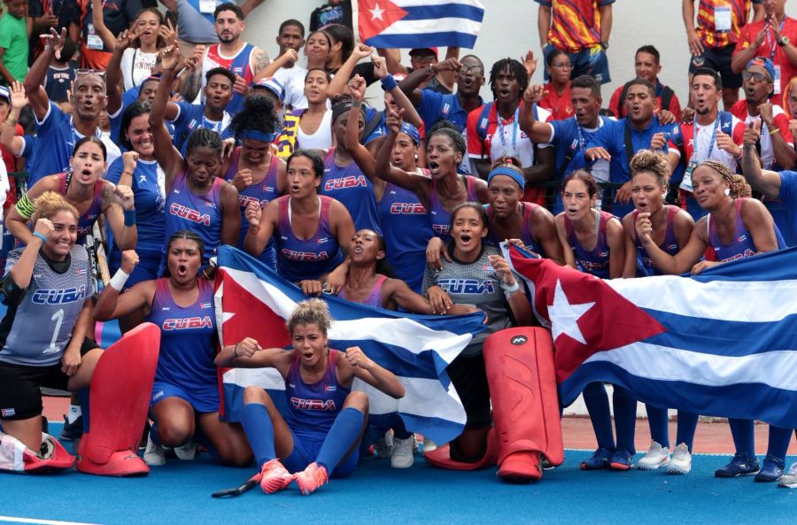 Hockey aporta los primeros títulos para Sancti Spíritus en Santo Domingo (+fotos y videos)