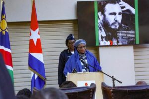 Presidenta de Namibia: “Fidel Castro sembró semillas de generosidad, solidaridad e internacionalismo” Victoria