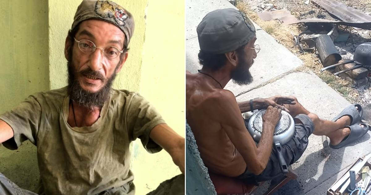 Exprofesor cubano sobrevive limpiando calderos: «Tengo que debatirme entre la comida y los medicamentos»